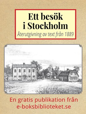 cover image of Ett besök i Stockholm